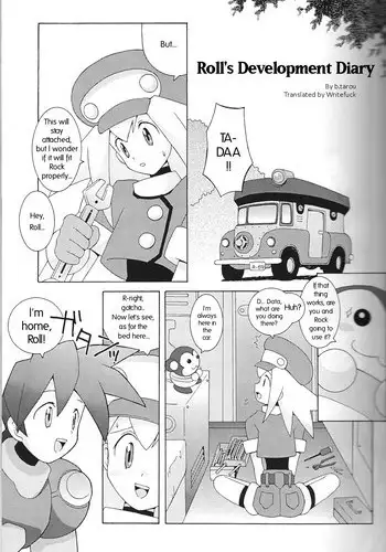 (CR21) [Bakuhatsu BRS. (B.Tarou)] Roll-chan no Kaihatsu Nikki | Roll's Development Diary (CAPSULE COMPUTER) (Rockman DASH) [English] [Writefuck]