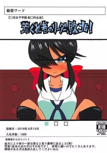 荒くれ者のリーダー、敗北！