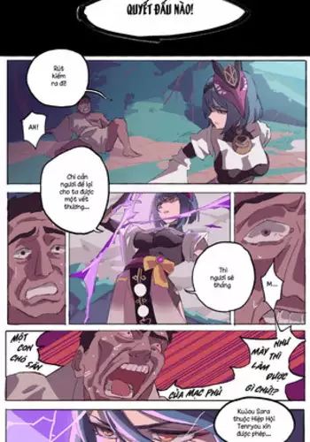 Genshin Impact - Kujou Sara Sa Ngã (decensored)