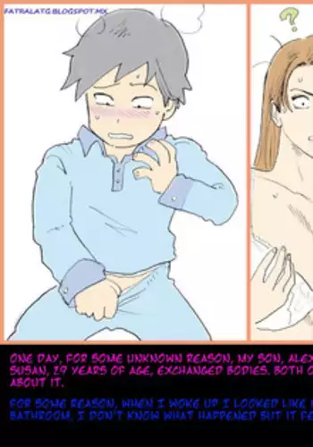 Bodyswap between a monther and her son