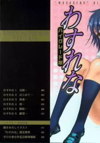 Wasurena High Grade Ban