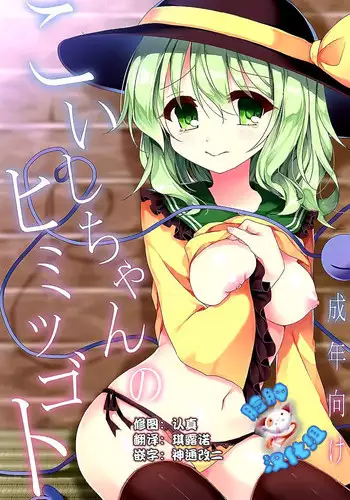 (C89) [Aoirokanata (Shikitani Asuka)] Koishi-chan no Himitsugoto (Touhou Project) [Chinese] [脸肿汉化组]