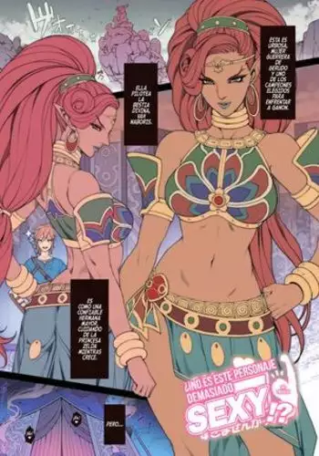 Rakugaki Ero Manga, Breath of the Wild no Urbosa-sama! | Random Porn Manga, ¡Urbosa de Breath of the Wild!